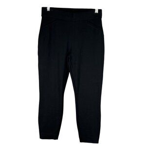 Spanx NEW Medium Petite The Perfect Pant Ankle Back Seam Ponte Slimming Trousers